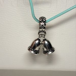 Authentic Pandora Silver Bells Dangle Charm